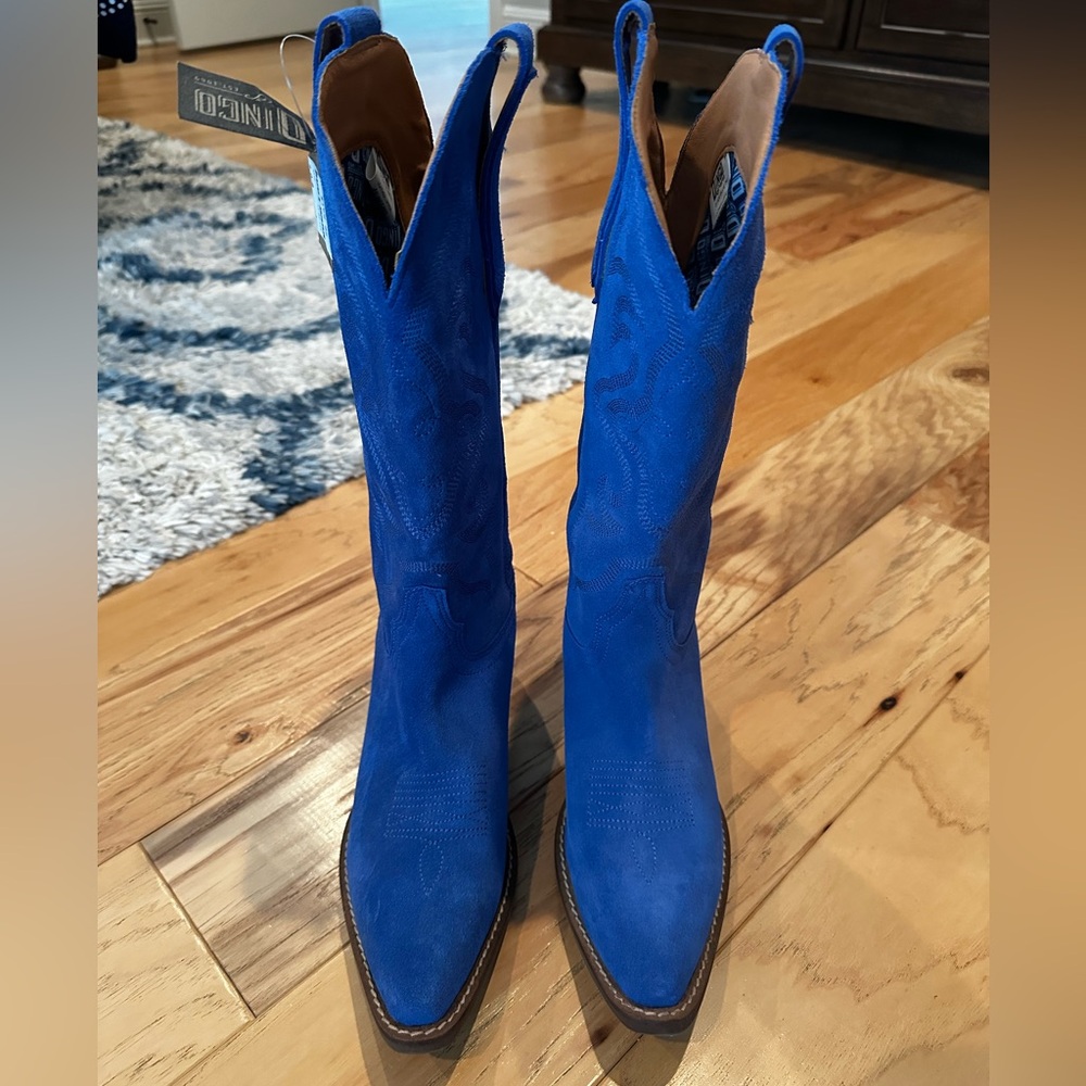 Dingo Blue Suede Boot